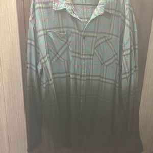 NWOT mens Novamen bleached flannel.
